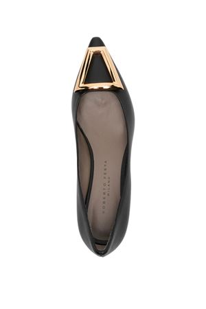 Black calf leather Moon pumps ROBERTO FESTA | MOONNERO